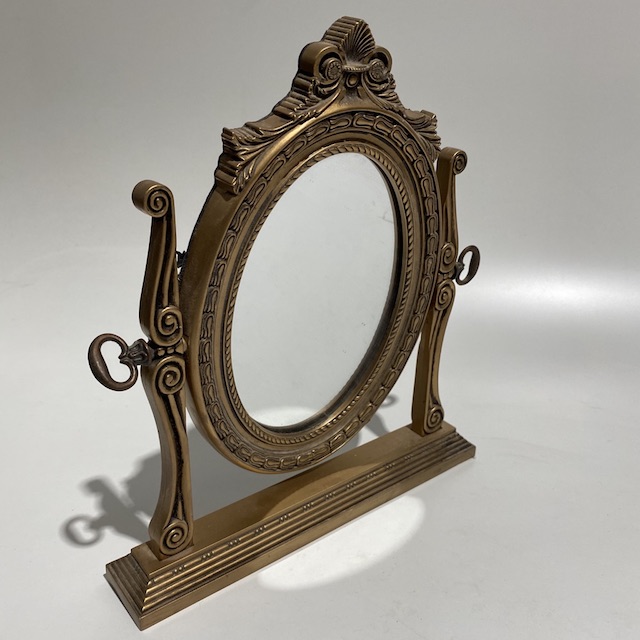 MIRROR, Ornate Freestanding Table Mirror 25 x 28cm H